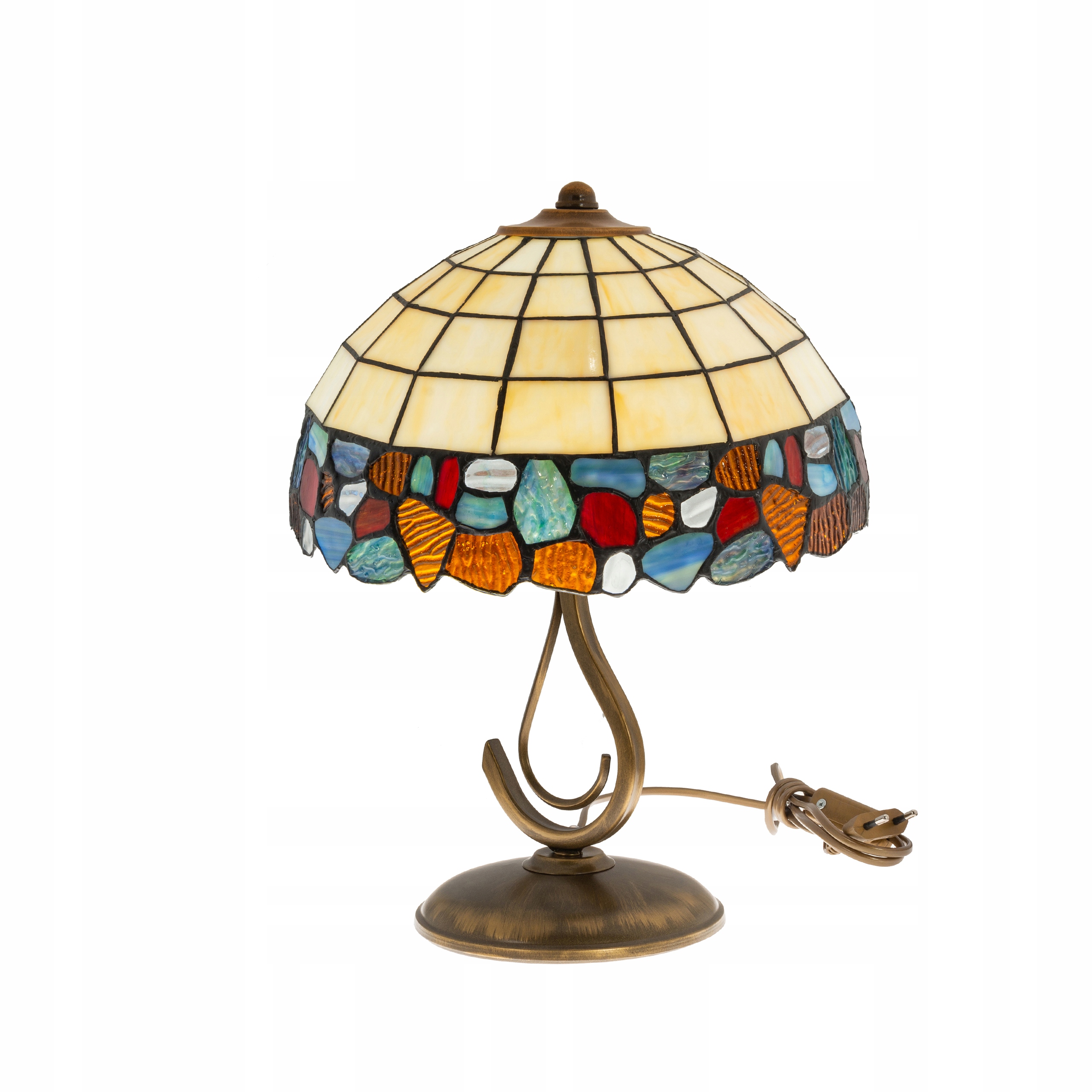 Vitrážová lampa v štýle Tiffany