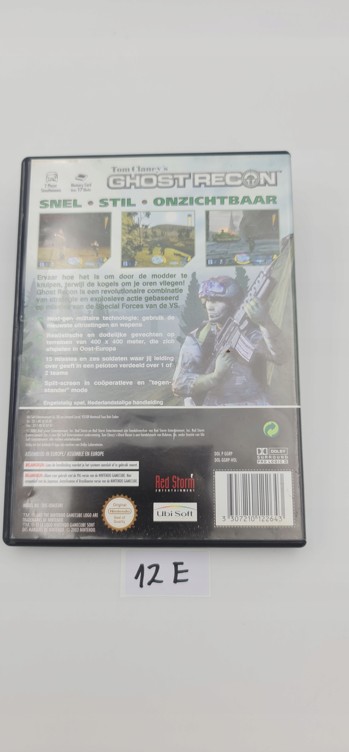 NINTENDO GAMECUBE TOM CLANCY'S GHOST RECON Producent Nintendo