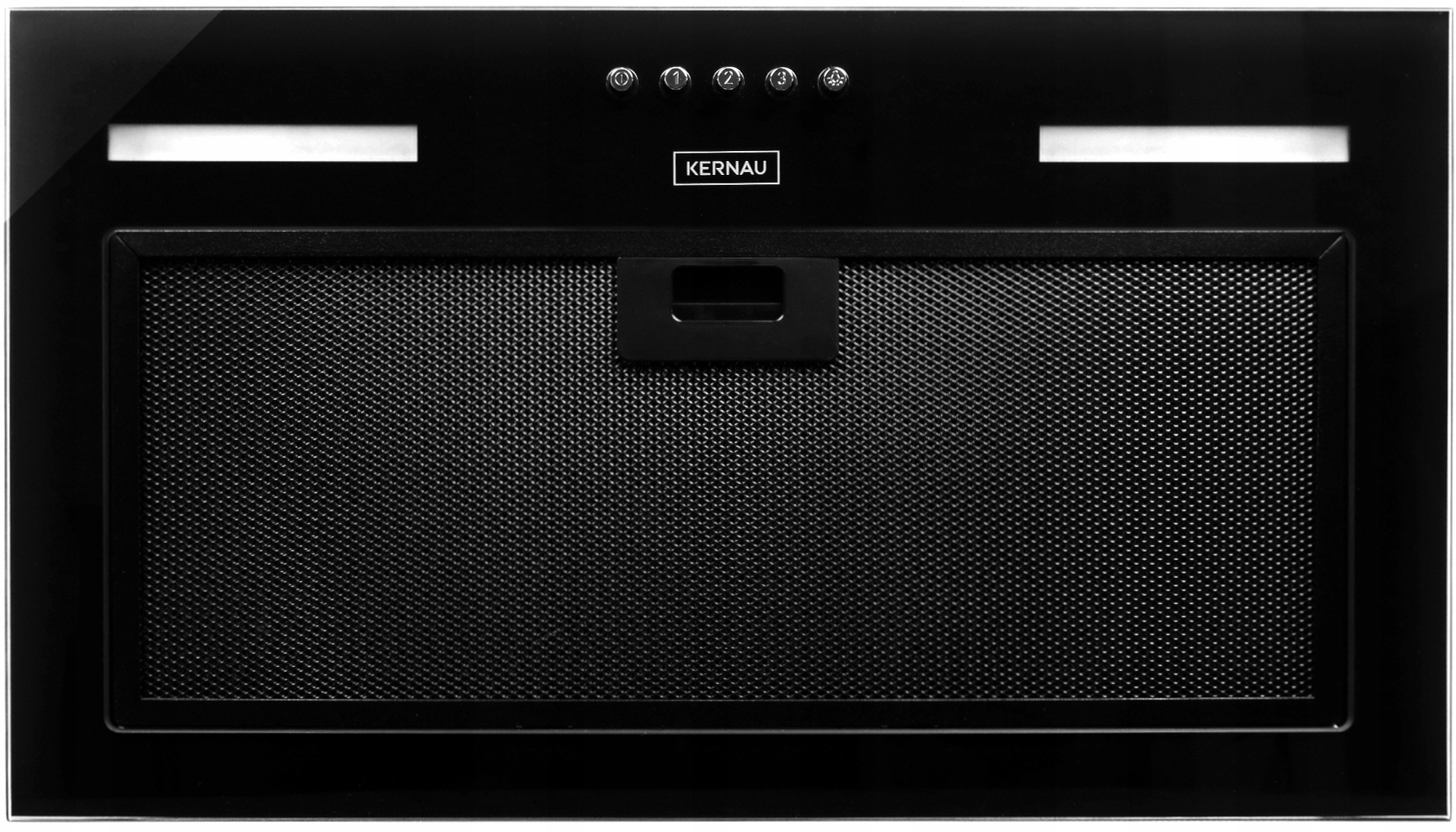 Okap Kuchenny Kernau KBH1060B Czarne Szkło Cichy 55 Led 155-330m³/h 49-65dB