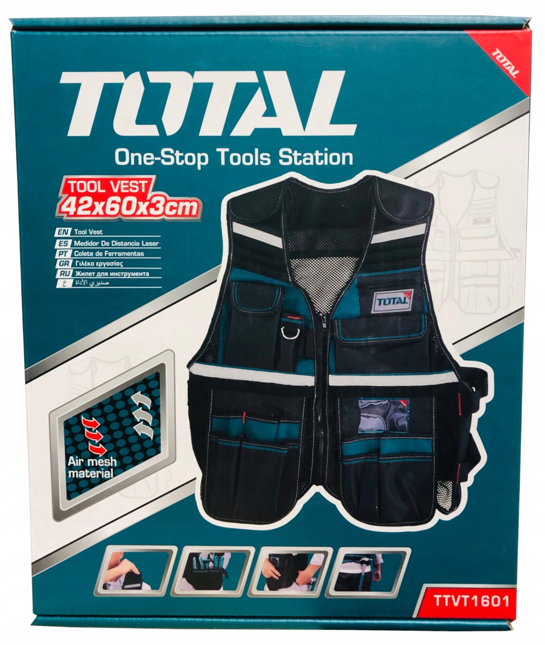 

Kamizelka Narzędziowa Na Lato Przewiewna