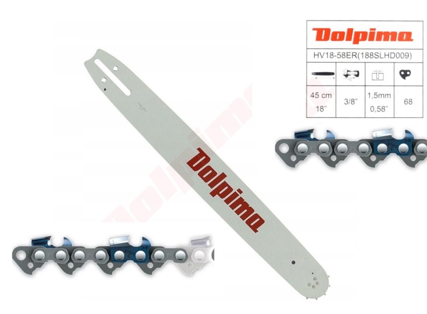 

Prowadnica 45CM 18'' Łańcuch Husqvarna 365 372XP