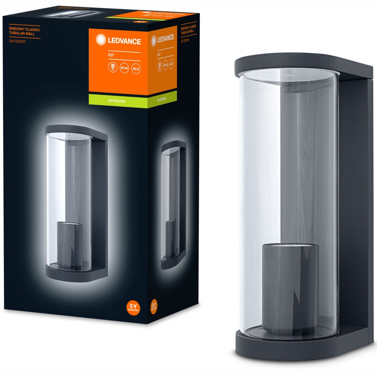 Fasádní nástěnná Led venkovní zahradní lampa E27 IP44 Ledvance