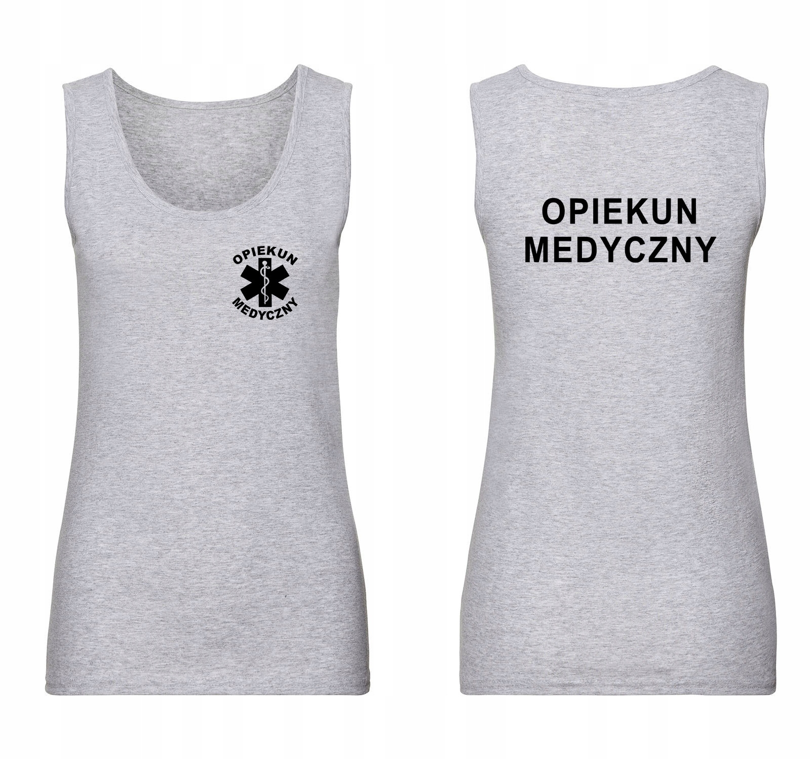 

Koszulka top Opiekun Medyczny Haft eskulap Hgsdl