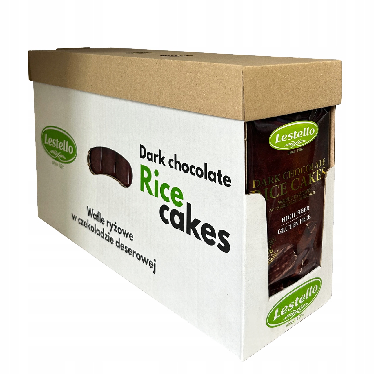 Levně Křupavé Rýžové Oplatky V Dezertní Čokoládě Lestello, 14 Balení V Kartonu
