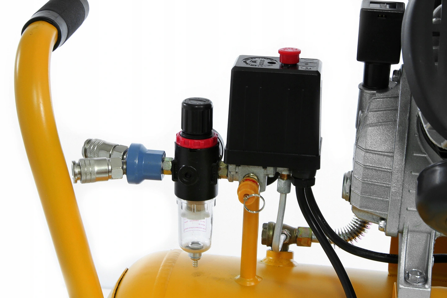 KOMPRESOR OLEJOWY SPRĘŻARKA 50L + ZESTAW + OLEJ Ciśnienie maksymalne 8 bar