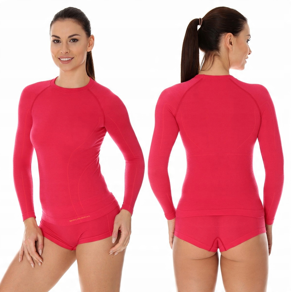 

Bluza Damska Wool Merino Brubeck LS12810 Malina M