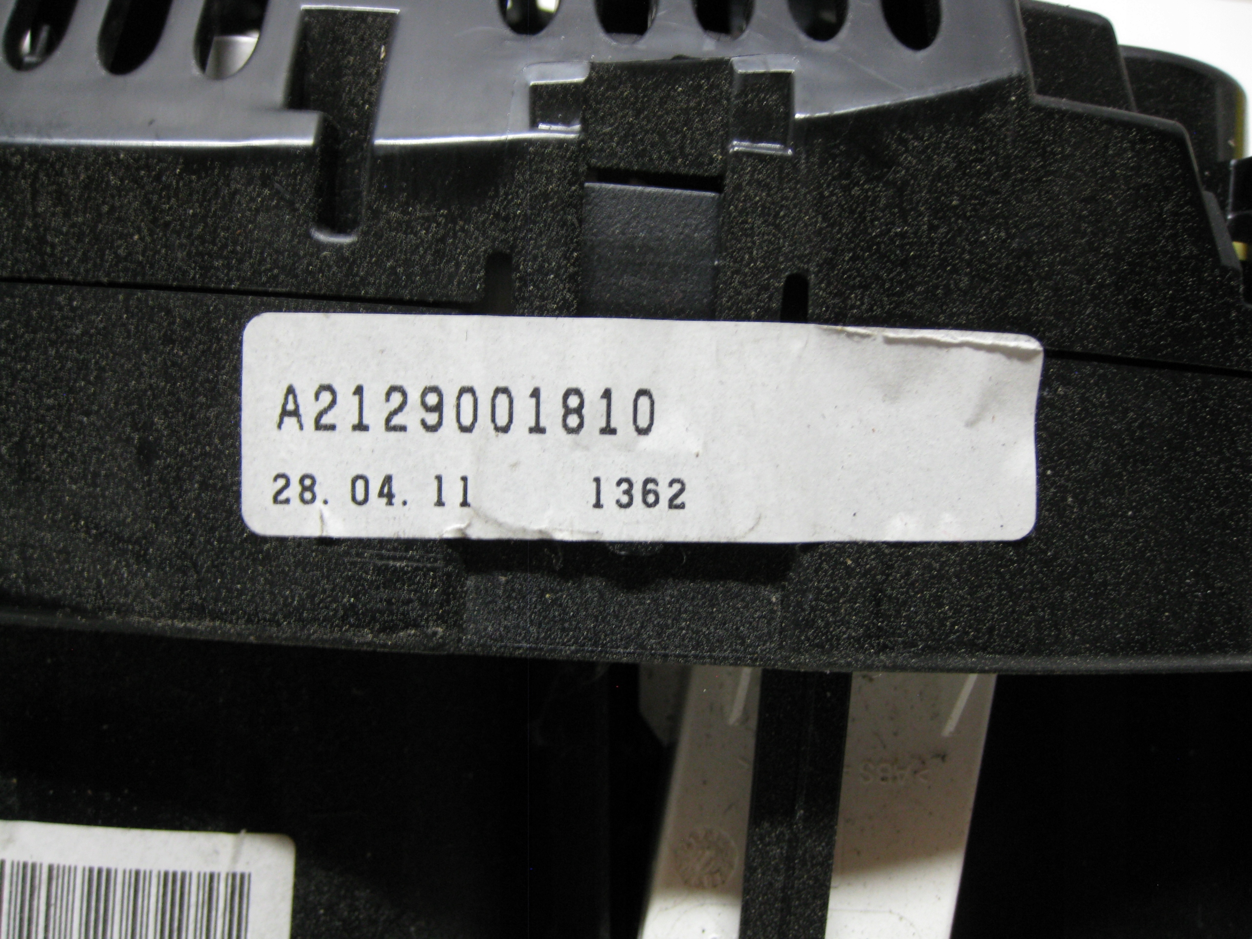 MERCEDES W212 E KLASA 11r dials dials A2129001810