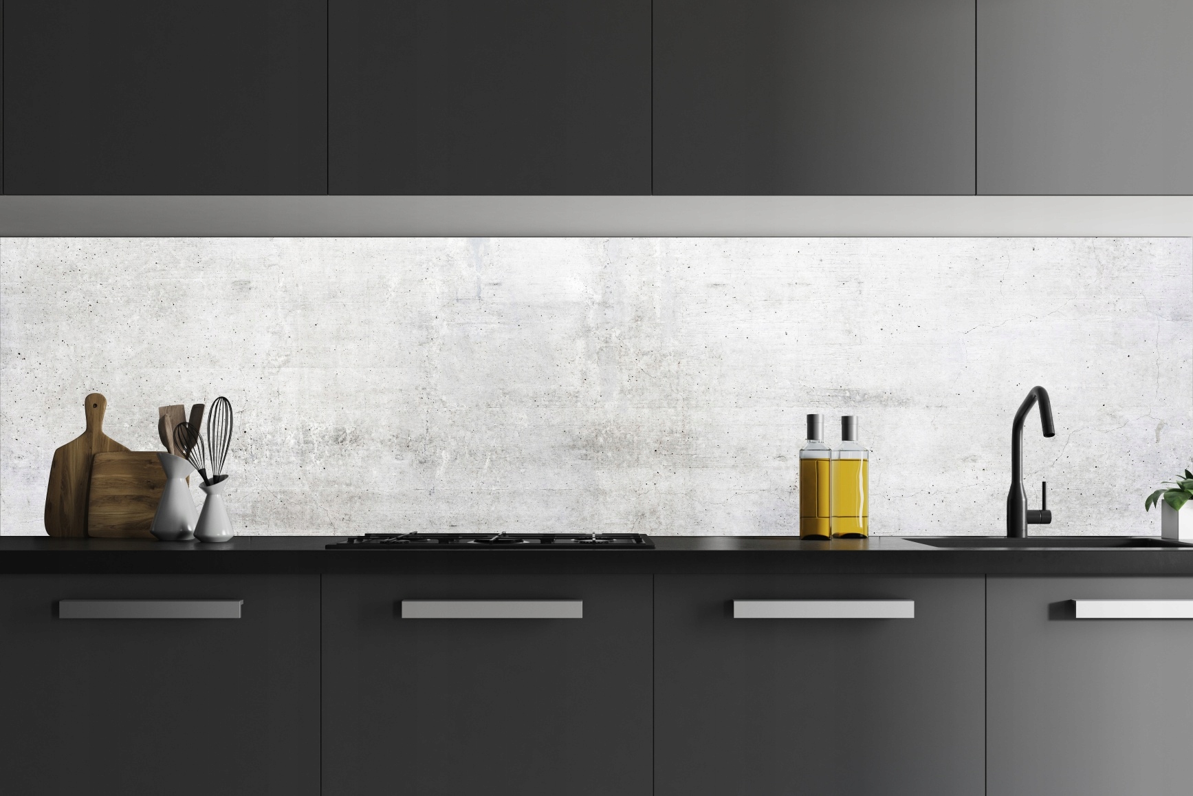 FOTOTAPETA DO KUCHNI BETON MUR SZARY 180x60cm EAN (GTIN) 5905711710246