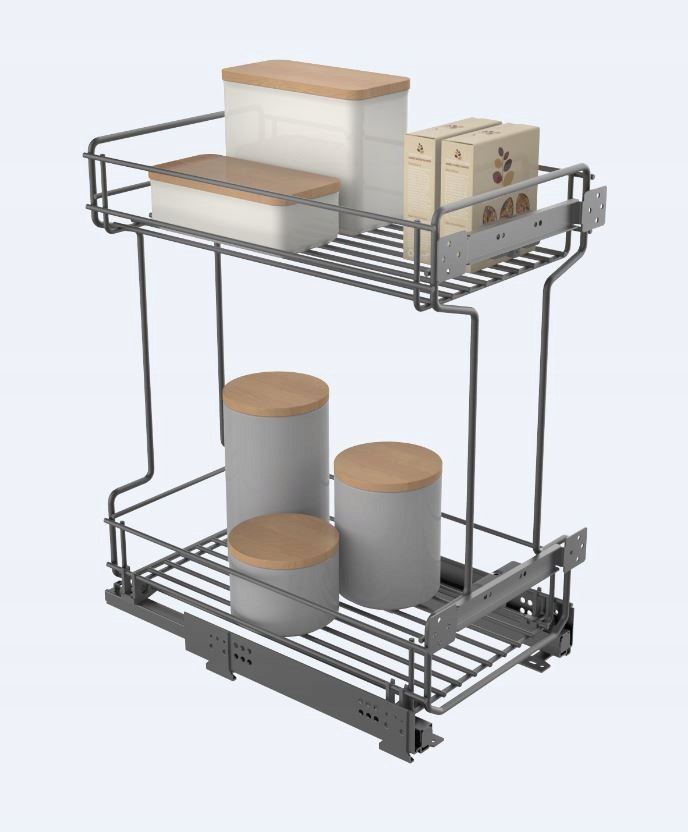 Hafele Koš Cargo 300 barva Antracitová Matrix S podstolová