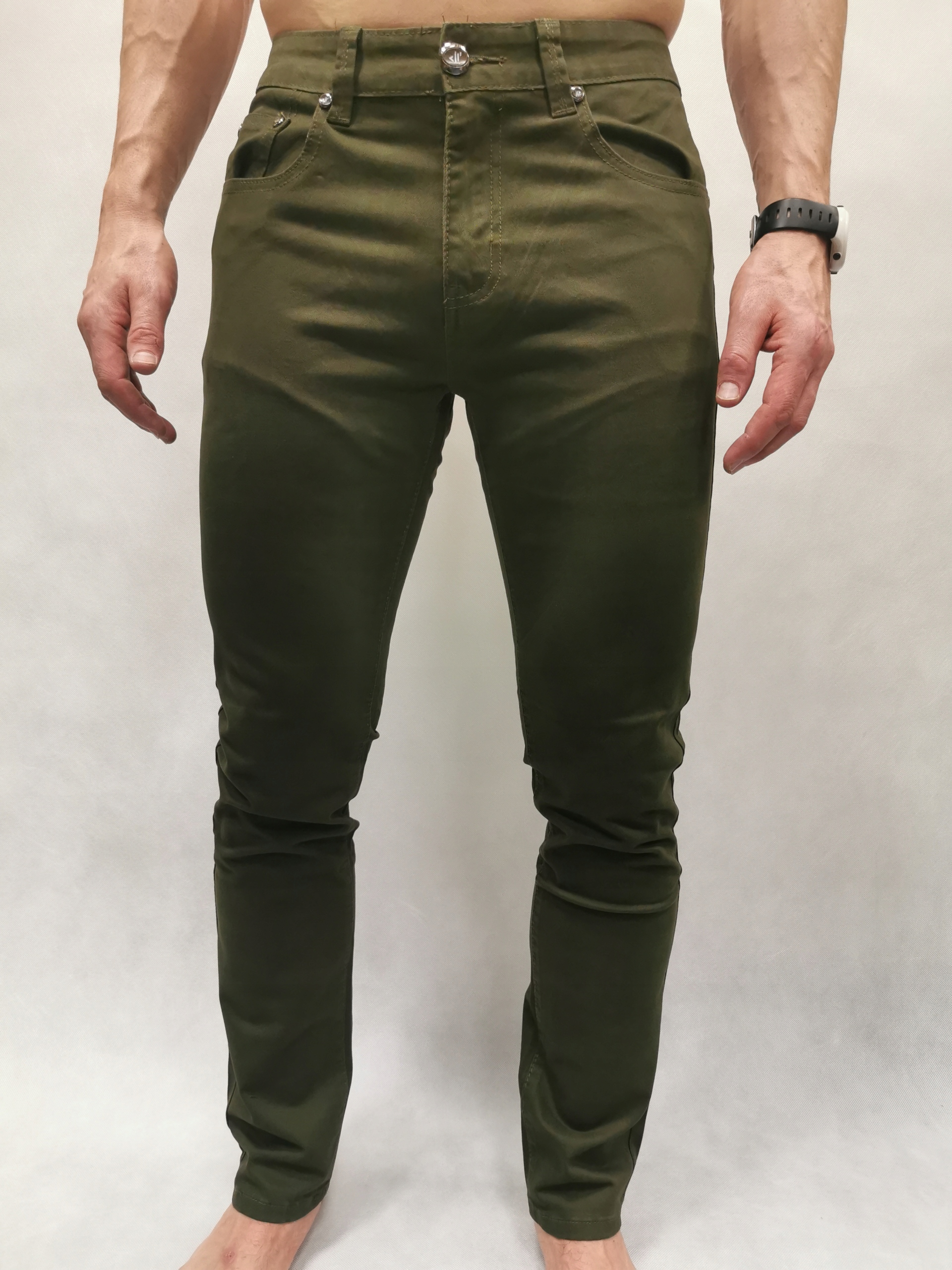 

Spodnie męskie zielone Evin 31 pas 80-82 cm