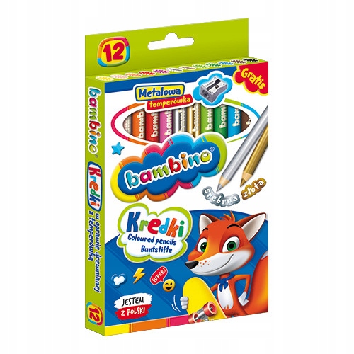 

Kredki ołówkowe Bambino Jumbo 12szt