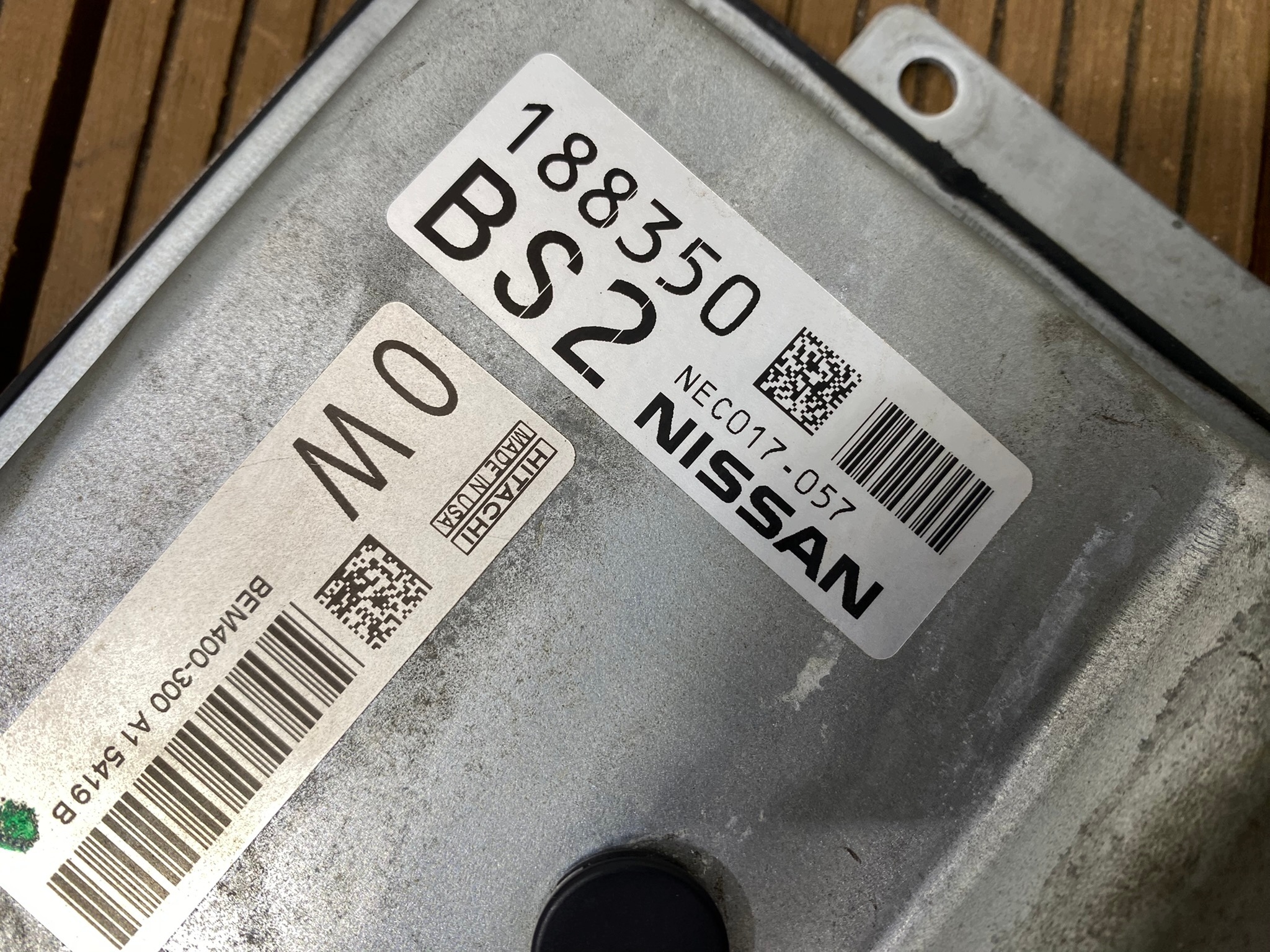 NISSAN ALTIMA L33 12-17 2.5i computer control unit of the engine NEC017-057 OE