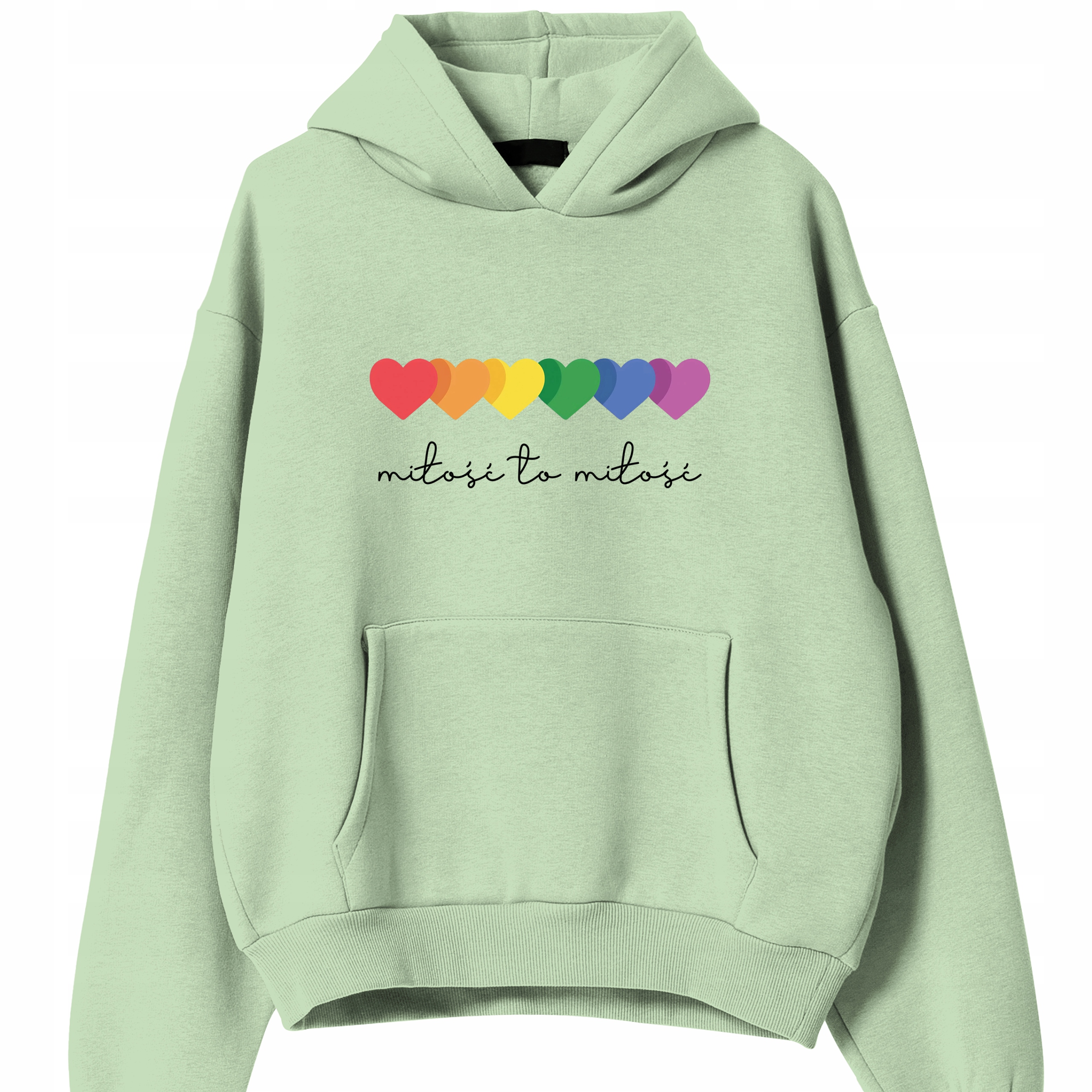 mikina s kapucí jako Dárek Pro Ni Láska Je Láska Lgbt S