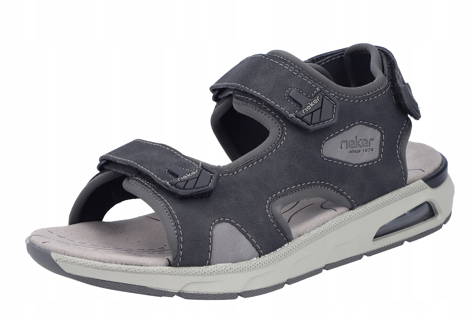 Rieker 29151-00 vel.41 černé pánské sandály