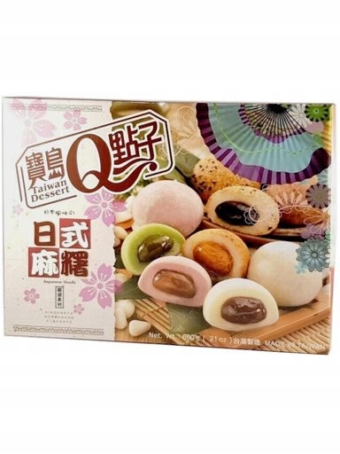 Levně 2x Mochi rýžové kuličky Mix chutí 600 g Taiwan Dessert