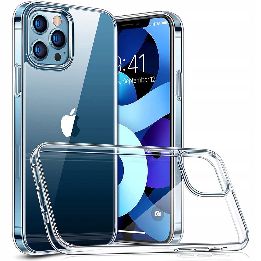 ETUI DO IPHONE 12 / 12 PRO GUMOWE OBUDOWA CASE SILIKON SLIM POKROWIEC SZKŁO Typ plecki