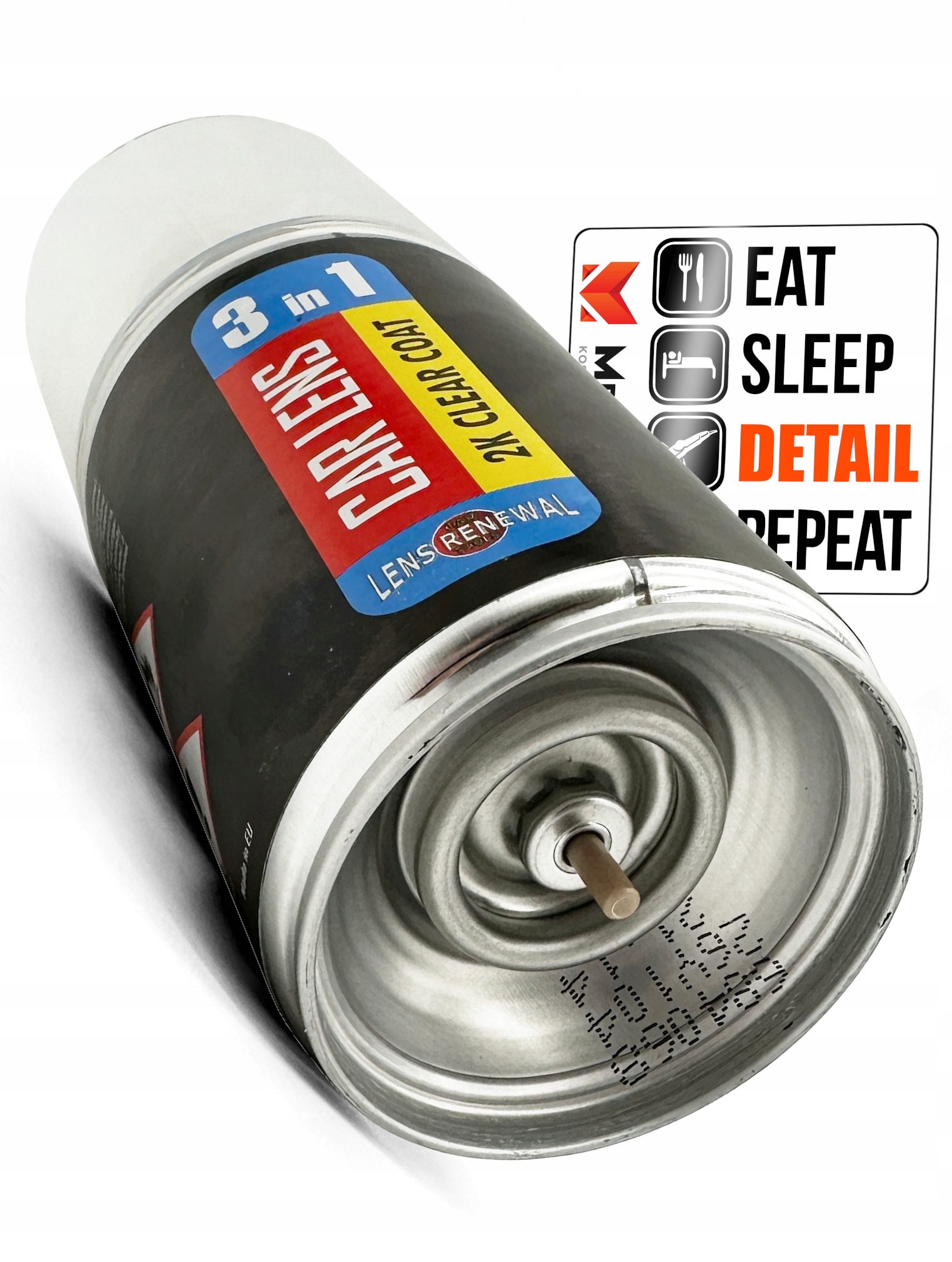 LAKIER BEZBARWNY DO REFLEKTORÓW 2K DO RENOWACJI LAMP W SAMOCHODZIE 3W1 Waga produktu z opakowaniem jednostkowym 0.5 kg