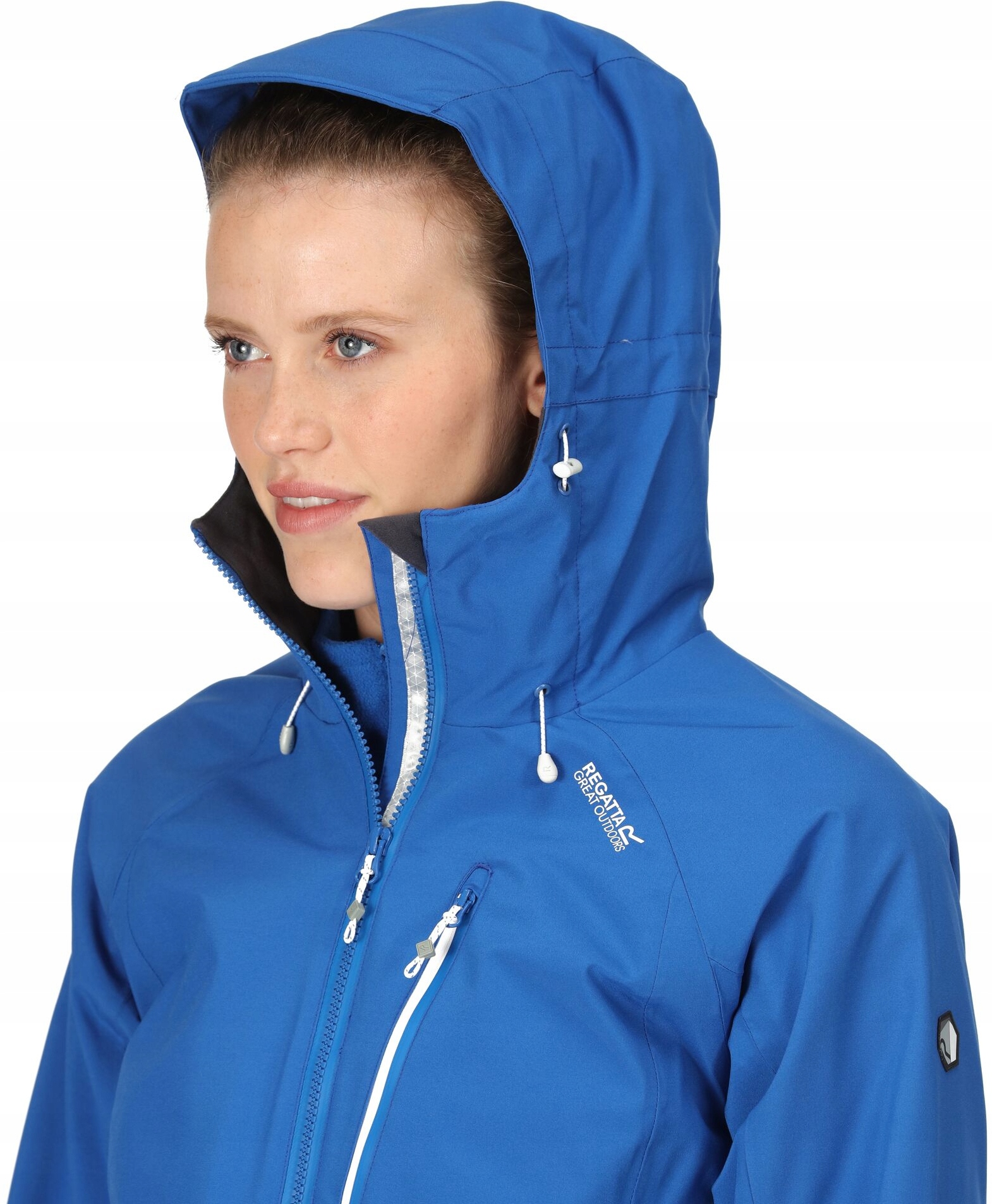 Damska kurtka przeciwdeszczowa z kapturem Regatta RWW300 8PT S Kolor niebieski