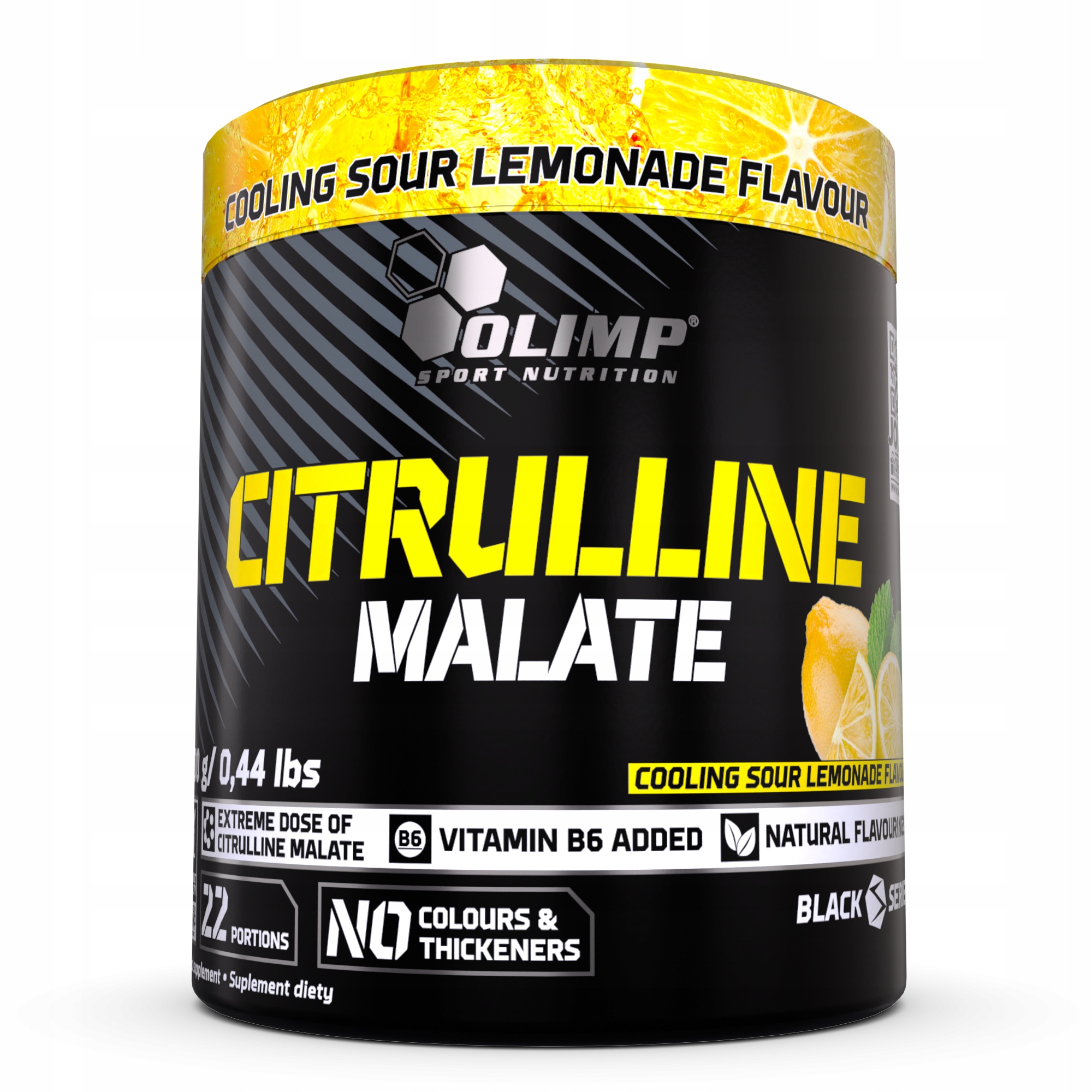 Olimp CITRULLINE MALATE 200g JABŁCZAN CYTRULINA Cytrynowa Sour Lemonade