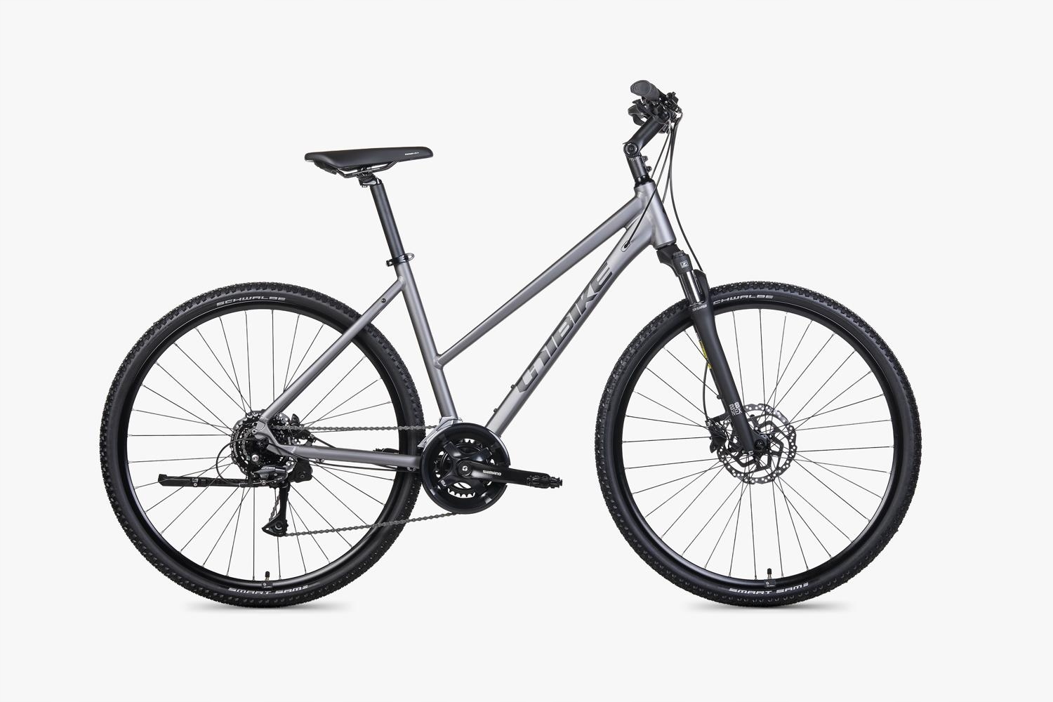 Rower Crossowy Unibike Flash D-17/28 grafitowy, damski