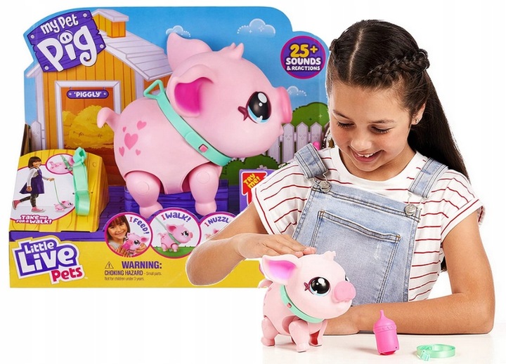 

Little Live Pets Słodka Świnka Piggly interaktywna