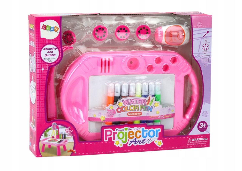 STOLICZEK PROJEKTOR RZUTNIK DO RYSOWANIA RÓŻOWY Płeć unisex