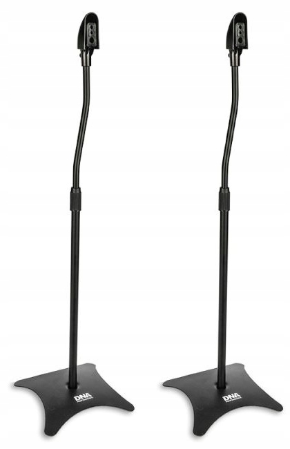 ZESTAW 2 STATYWÓW STANDÓW STOJAKÓW POD GŁOŚNIKI KOLUMNY REGULACJA 68-110 CM Kod producenta SS 1 SET