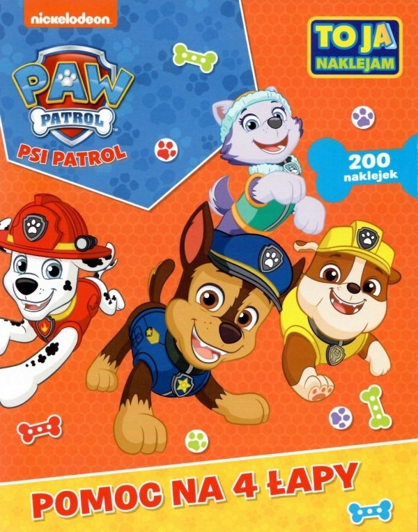 Psi Patrol To ja naklejam Pomoc na 4 łapy