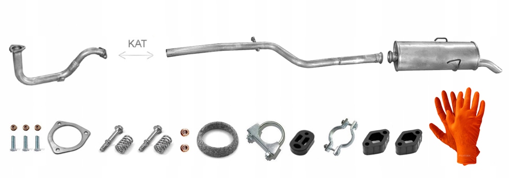 Citroen Saxo 1.0 1.1 (1996-2004) Výfukový Systém