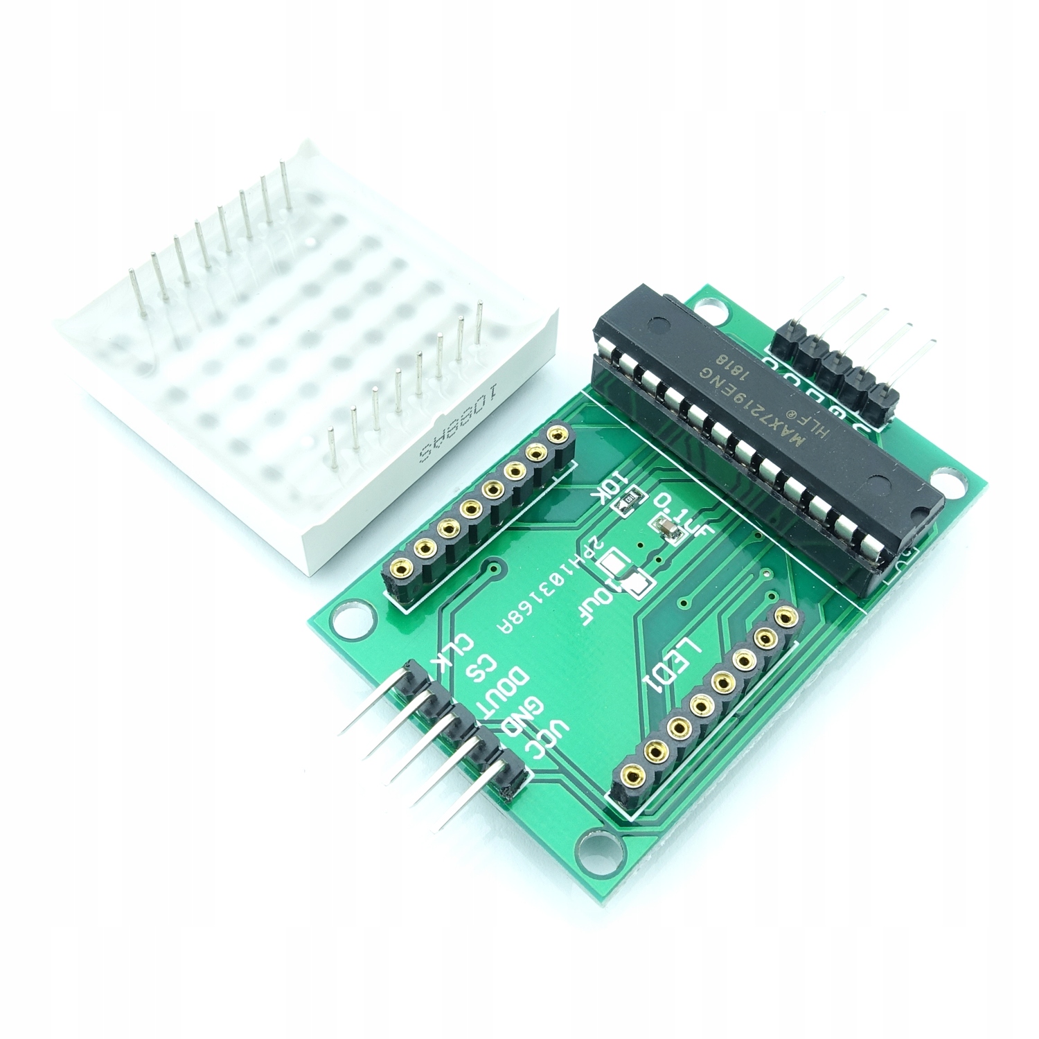 Matryca wyświetlacz LED 8x8 + sterownik MAX7219 Producent Elektroweb