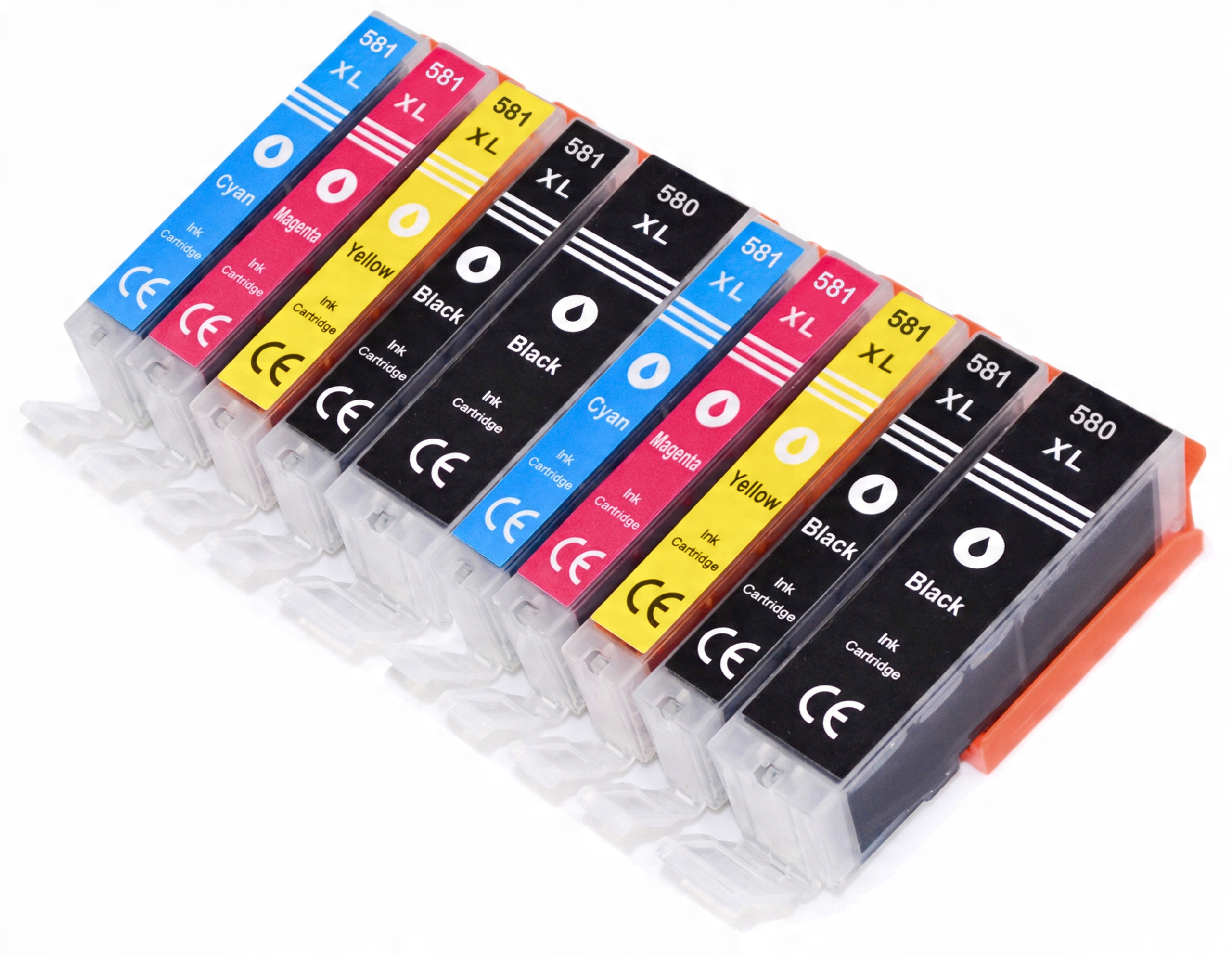 

10x do Canon TR7550 TR8550 TS9150 PGI580 CLI581 XL