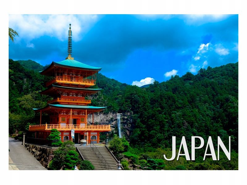 

Japonia Świątynia Magnes na lodówkę