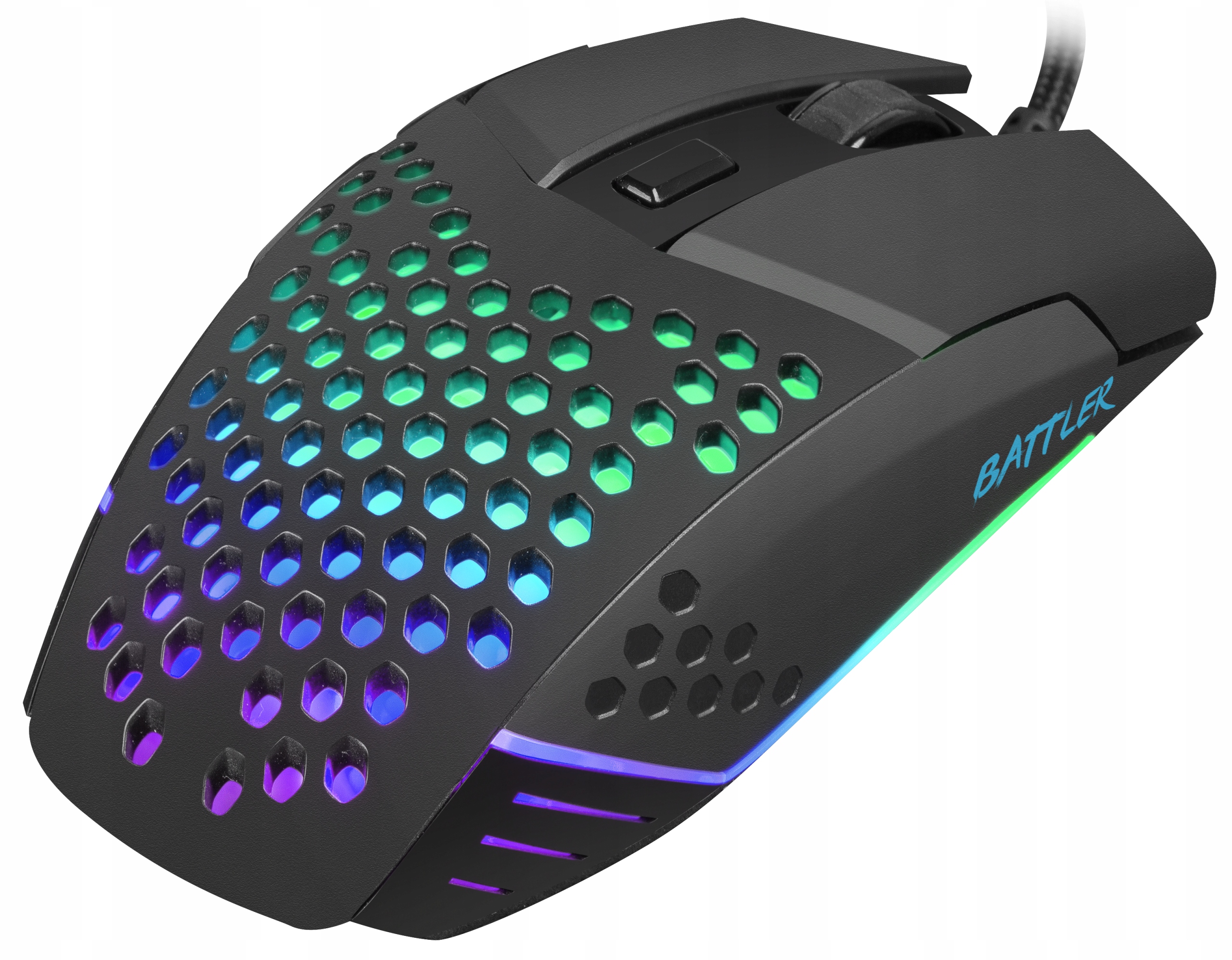 

Mysz dla graczy Fury Battler Usb 6400DPI Led Rgb