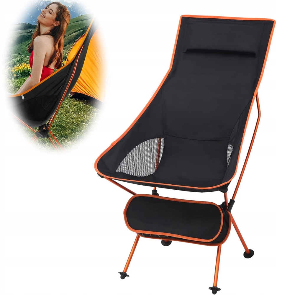 Kempingová Židle Venkovní Skládací Přenosná Ergonomická Židle