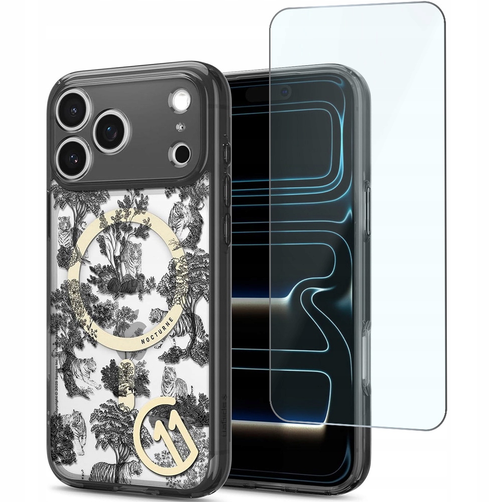 Etui Spigen Ultra Hybrid T do MagSafe do iPhone 17 Pro, mocne + szkło