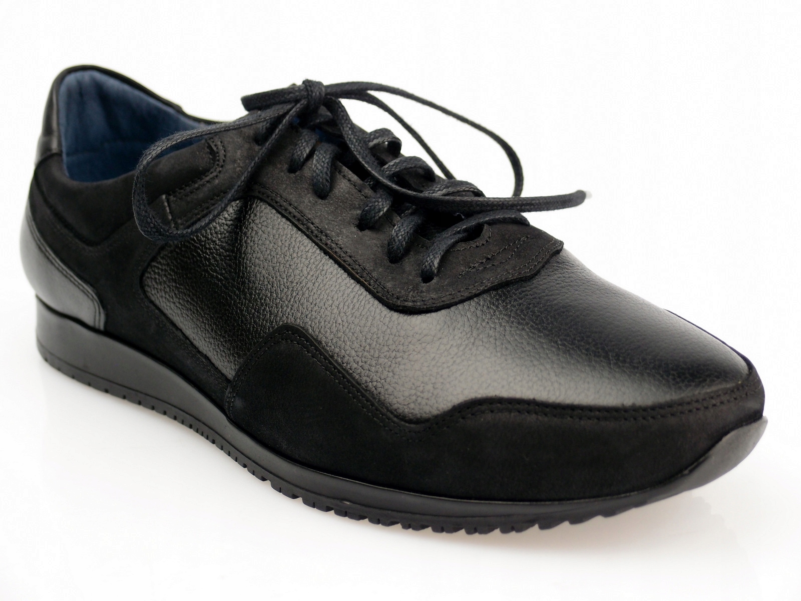 

Husar buty casual Skóra Nikopol PL1755 czarne 42