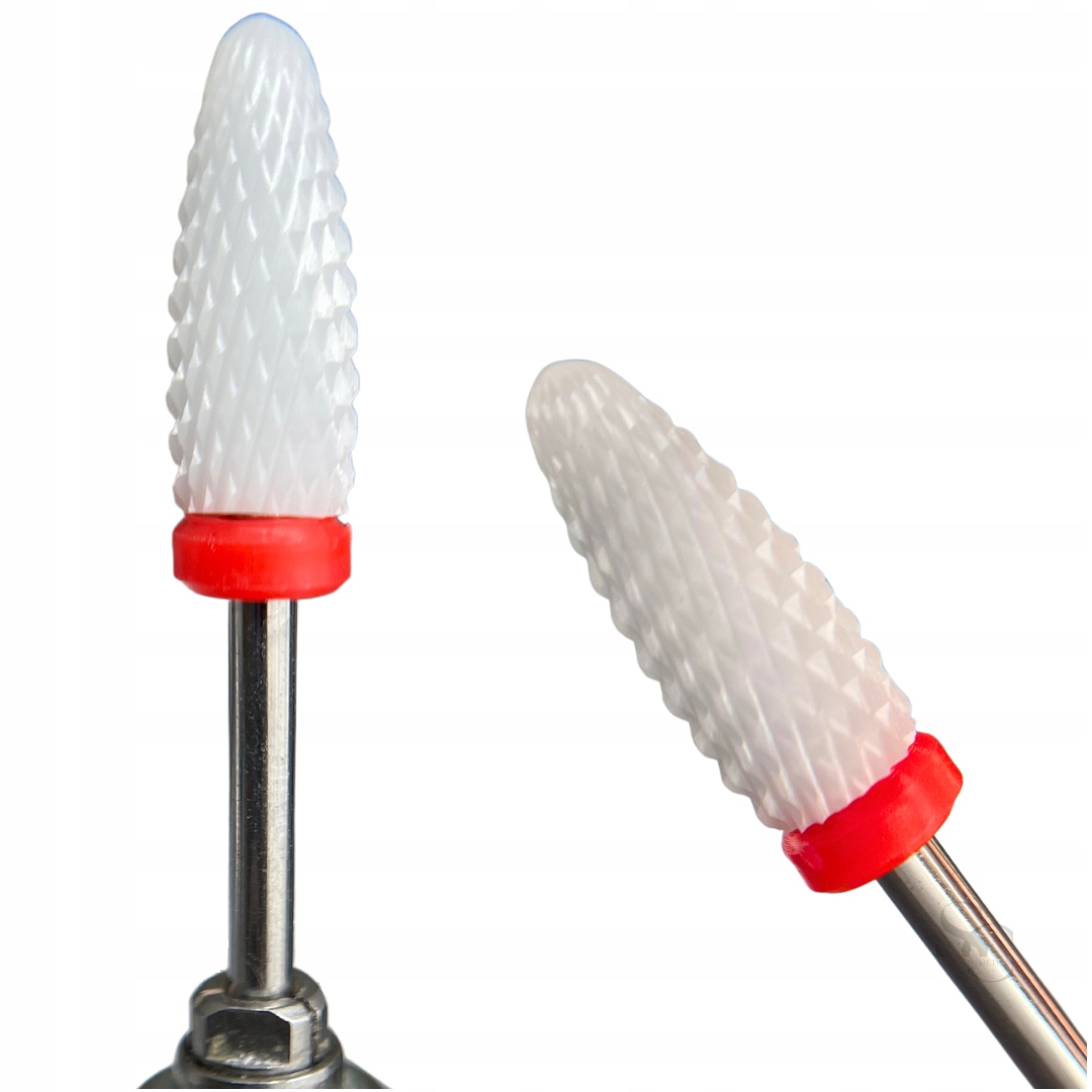 Frez Ceramiczny Stożek Czerwony FLAME DELIKATNY