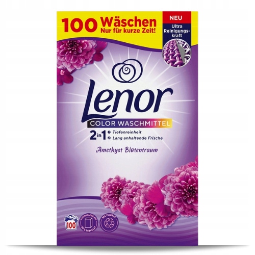 

Lenor Niemiecki Proszek do Prania Amethyst 100 pr