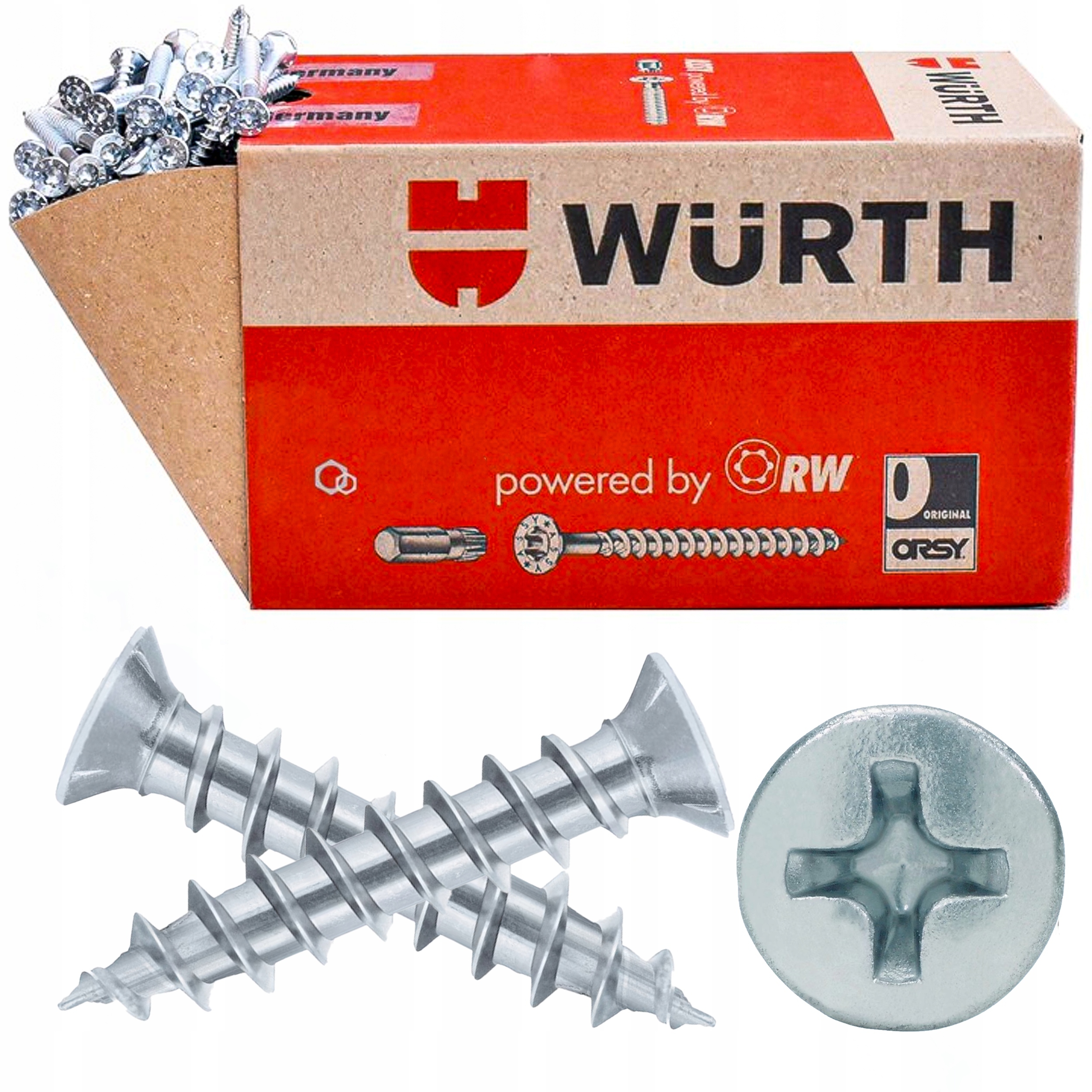 Šrouby do Pvc pro výrobu oken 4,1 x 30 3000 ks Wurth
