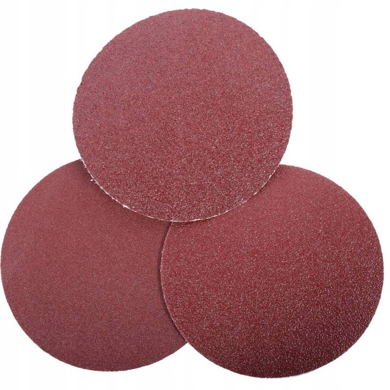 Papier ścierny, Ø 125 mm, P80, rzep, 5 szt., Proline