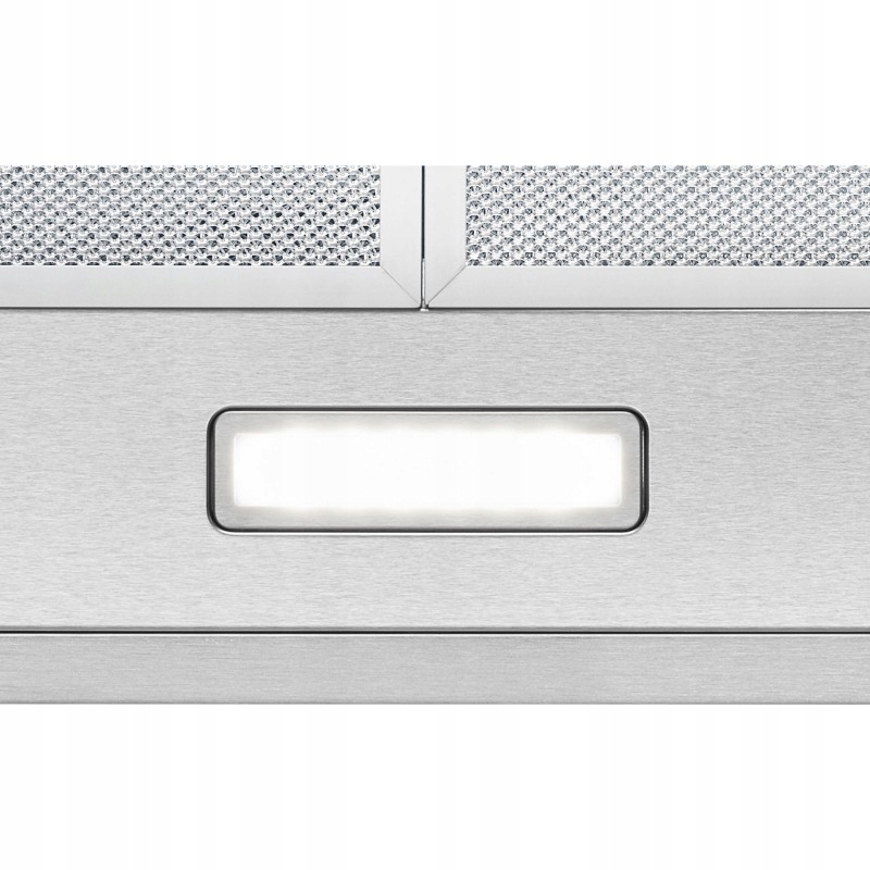 OKAP PODSZAFKOWY KUCHENNY SREBRNY 60 CM INOX LED Szerokość produktu 60 cm