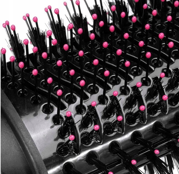 SZCZOTKA _SUSZARKA_ PROSTOWNICA LOKÓWKA NOWY MODEL d/masażu 4w1 Materiał uchwytu brak informacji