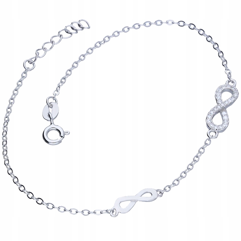 

Bransoletka Srebrna Celebrytka Nieskończoność