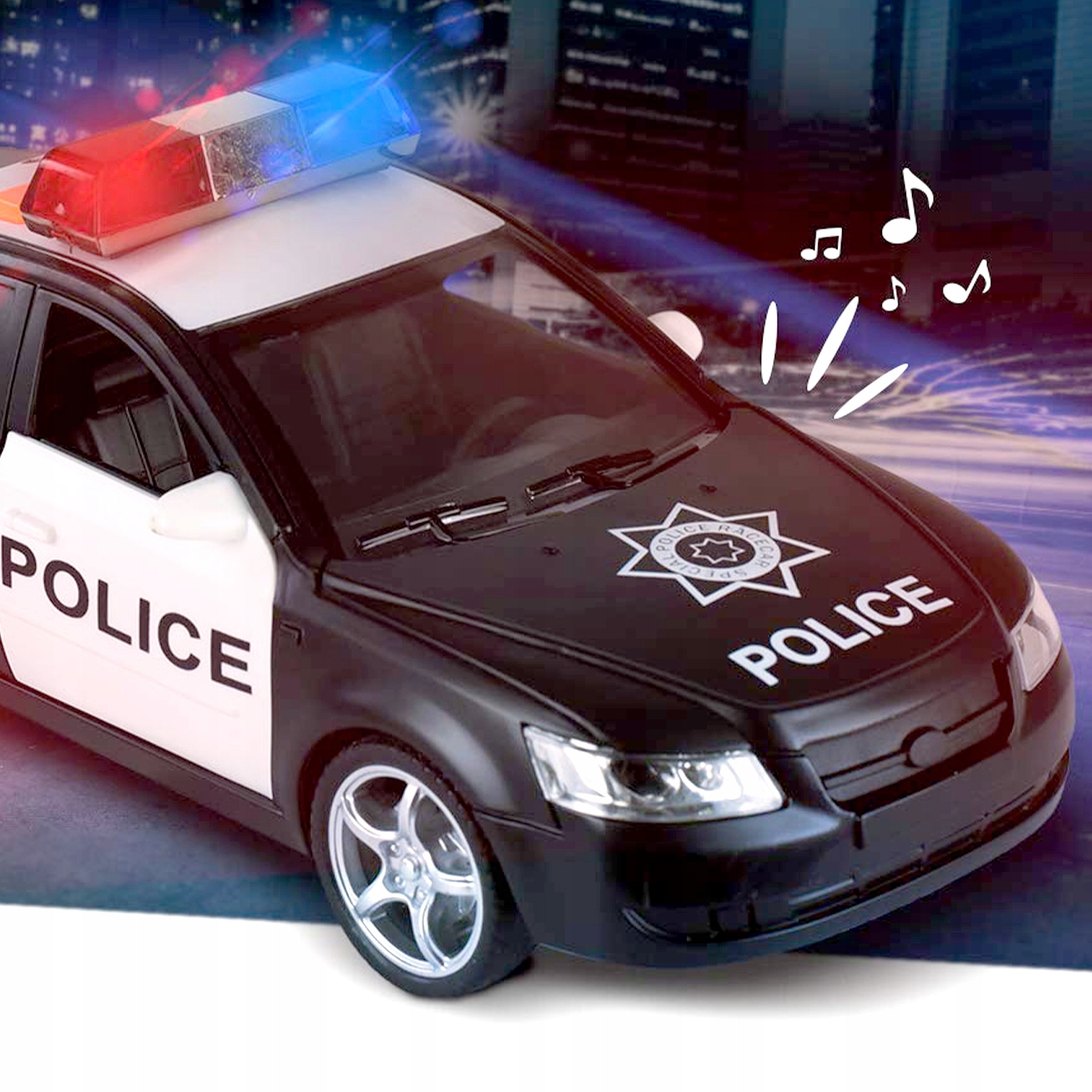 RADIOWÓZ Auto Samochód POLICJA Interaktywna 1:16 Certyfikaty, opinie, atesty CE EN 71