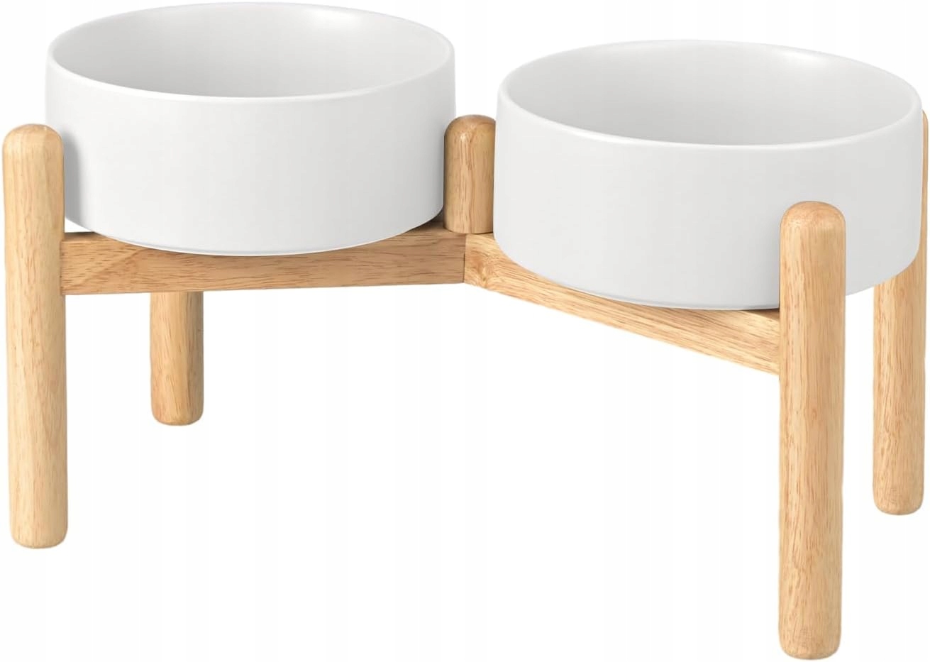 Zestaw dwóch misek ceramiczna Spunkyjunky biały 1,8 l