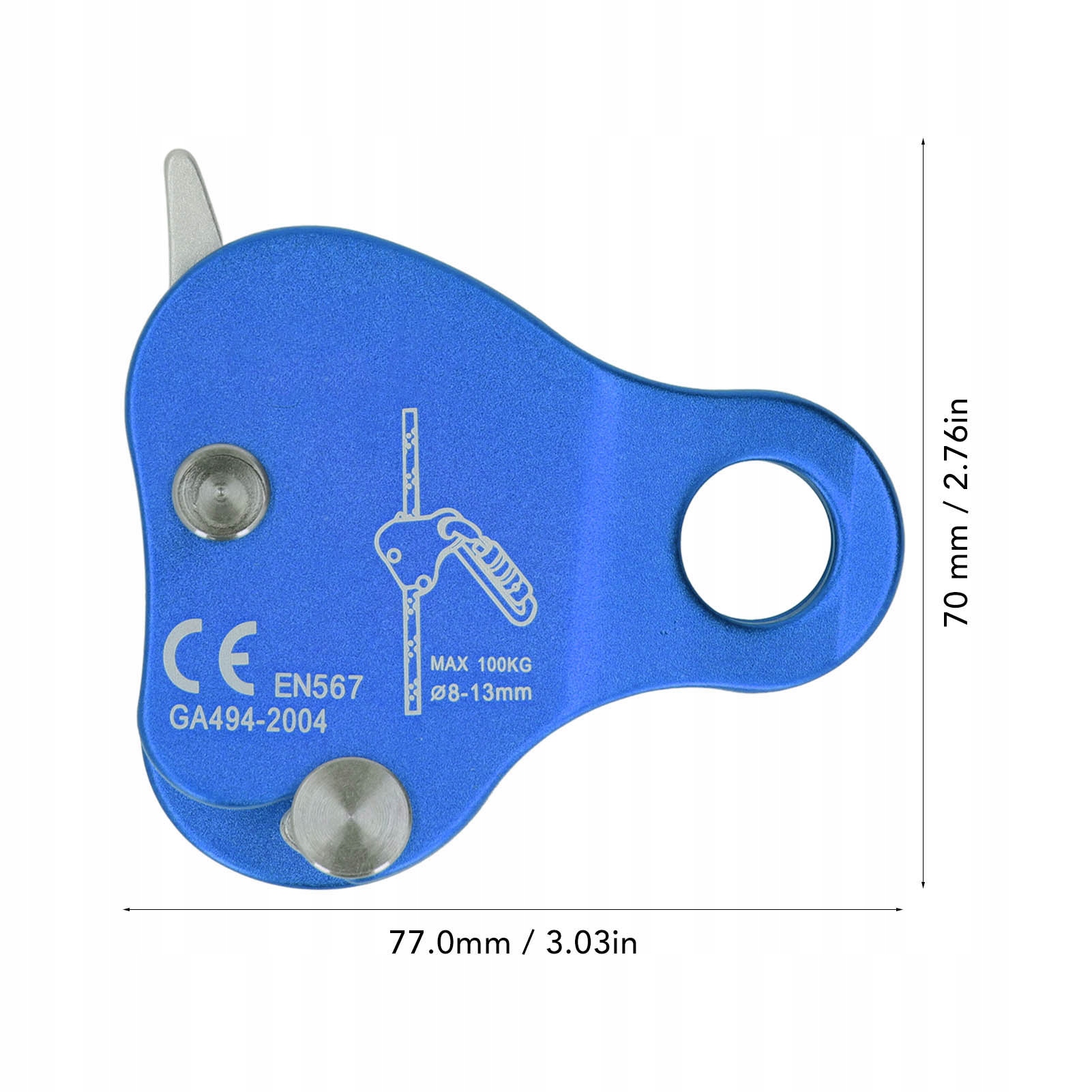 PRZYRZĄD ZACISKOWY WSPINACZKA SKAŁKOWA ASCENSION WSPINACZKI PIERSIOWY Stan opakowania oryginalne