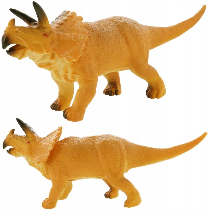 

Dinozaur Gumowy Triceratops Duża Figurka Jurajski