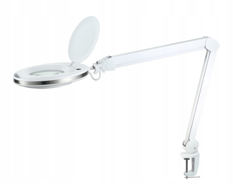 Dielenská lampa s lupou 10W 6500K