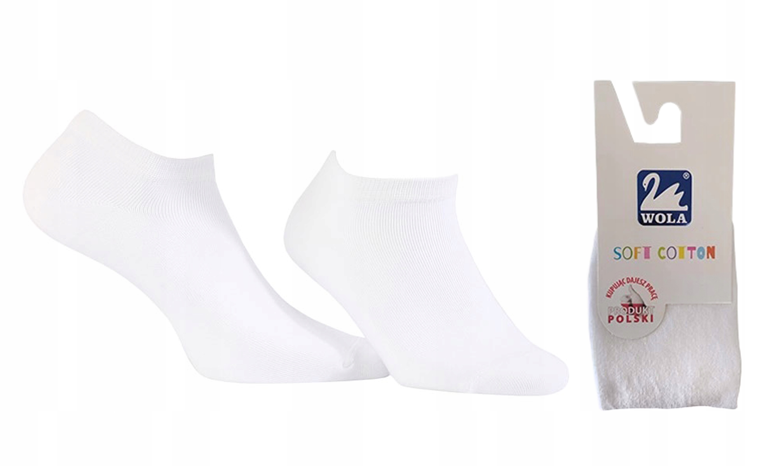 

Wola stopki dziecięce Soft Cotton białe 21/23
