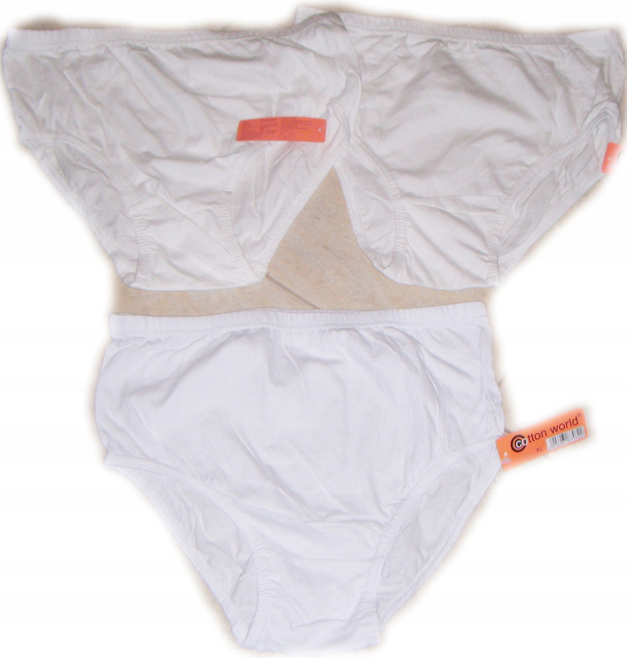 

Figi Majtki Cotton World biały L XL 2XL 3XL szt.5!